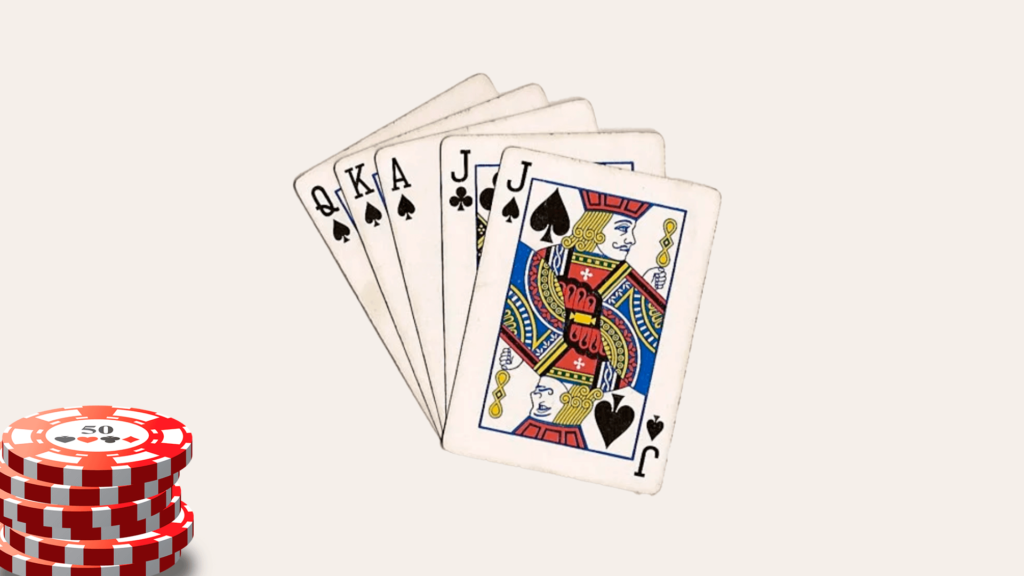 cartas 21 no baralho