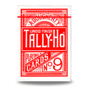 Baralho Tally-Ho Circle vermelho