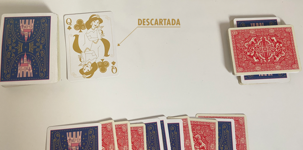 buraco iniciando a partida do jogo