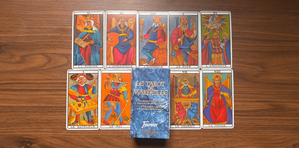 Tarot Marselha Fournier cartas.
