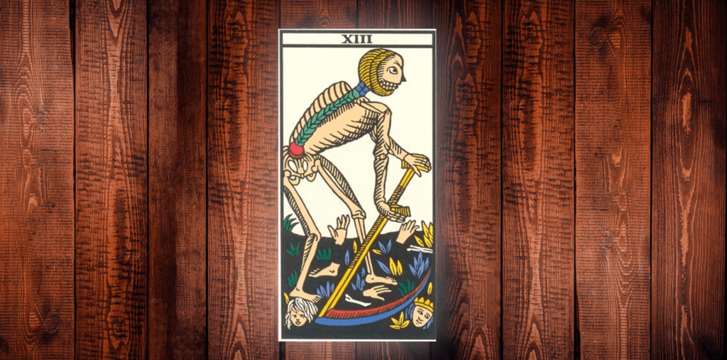 Carta “A Morte” no tarot de Marselha
