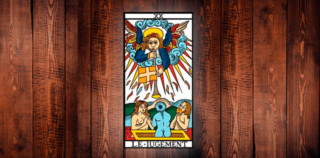 Carta O Julgamento do tarot de Marselha