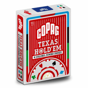 Baralho Copag Texas Hold'em 4 colors vermelho