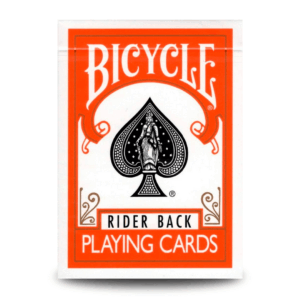 Baralho Bicycle Rider Back Laranja